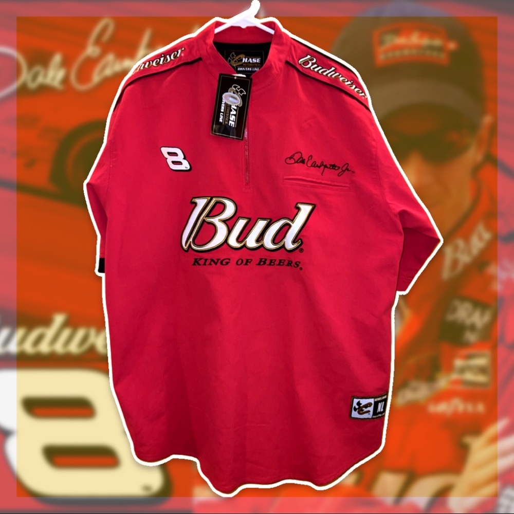 Dale Earnhardt Jr x Budweiser x NASCAR Chase Authentic’s tee/polo/zipup